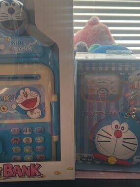 Doraemon Blue bank-Earbuds